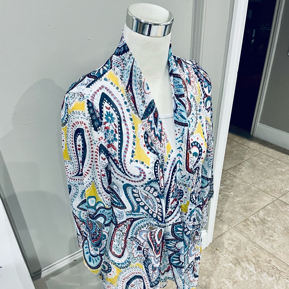 (SOLD) NWOT TRAVEL ELEMENTS POLYESTER TUNIC ONE SIZE